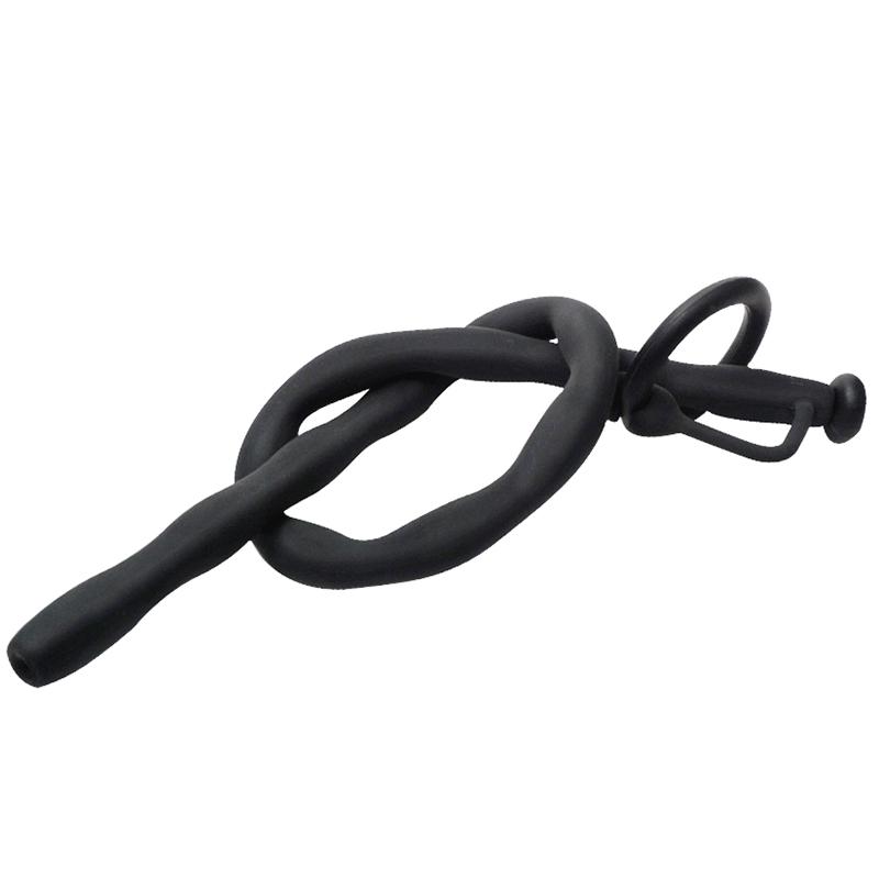 Уретральный катетер для мочи для мужчин с клапаном, уретральный зонд, полый силиконовый пенис-плаг, уретральная трубка для целомудрия, мужская взрослая секс-игрушка