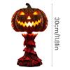 Halloween Pumpkin Decor Pumpkin Light Decoration Halloween Pumpkin Lantern Set with Skeleton Ghost Witch Themed for Home