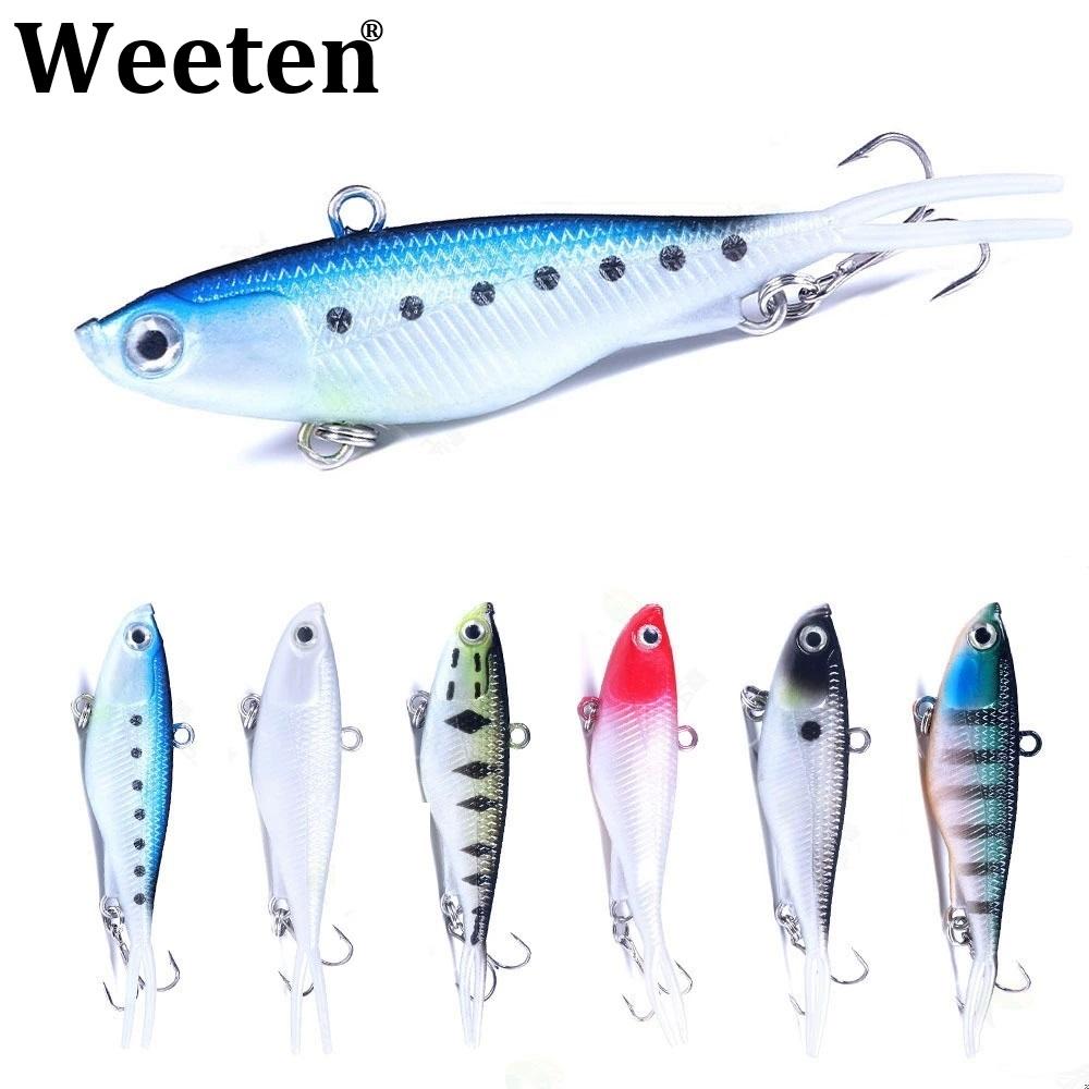 9.5CM 20G Зимняя рыболовная приманка VIB Ice Fishing Lure Мягкая рыболовная приманка с чернилами