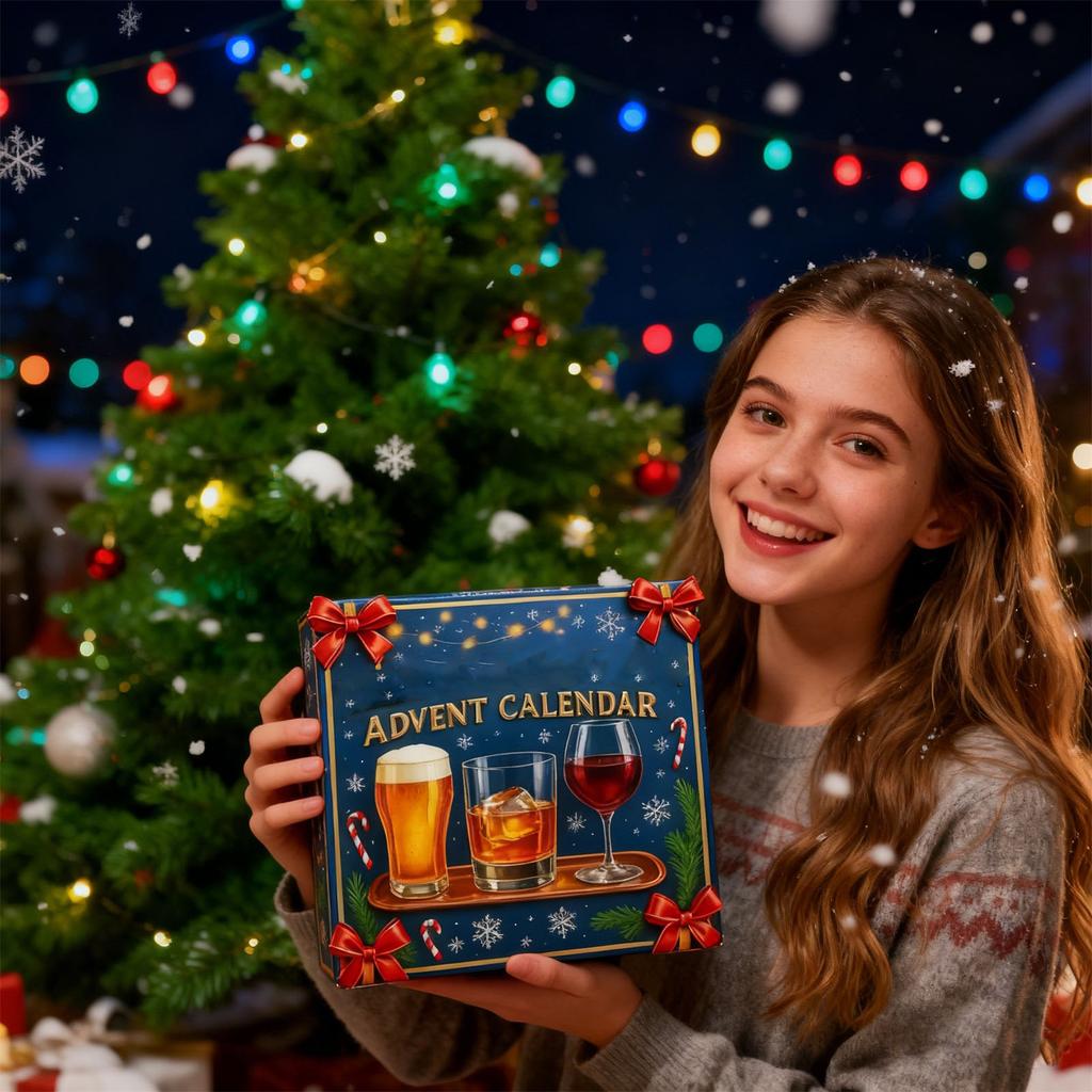 1 шт. 2D Рождественский подарок Календарь прибытия Фестиваля Украшение Рождественской елки Акриловая подвеска