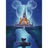 Disney Ночь фейерверков в сказочном замке 5D Алмазная мозаика Полная бриллиантов DIY Ручная работа Алмазная живопись Мультяшное украшение Набор для рисования