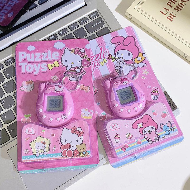 Hello Kitty Игровая консоль для питомцев Брелок-подвеска Шармы для рюкзака Брелок-подвеска Аксессуары Подарок на вечеринку Многофункциональный брелок