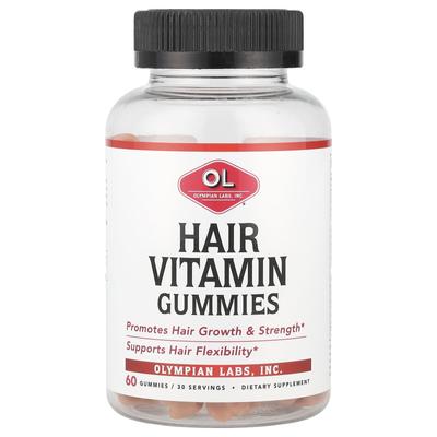 Olympian Labs, Витаминные жевательные конфеты для волос, 60 штук