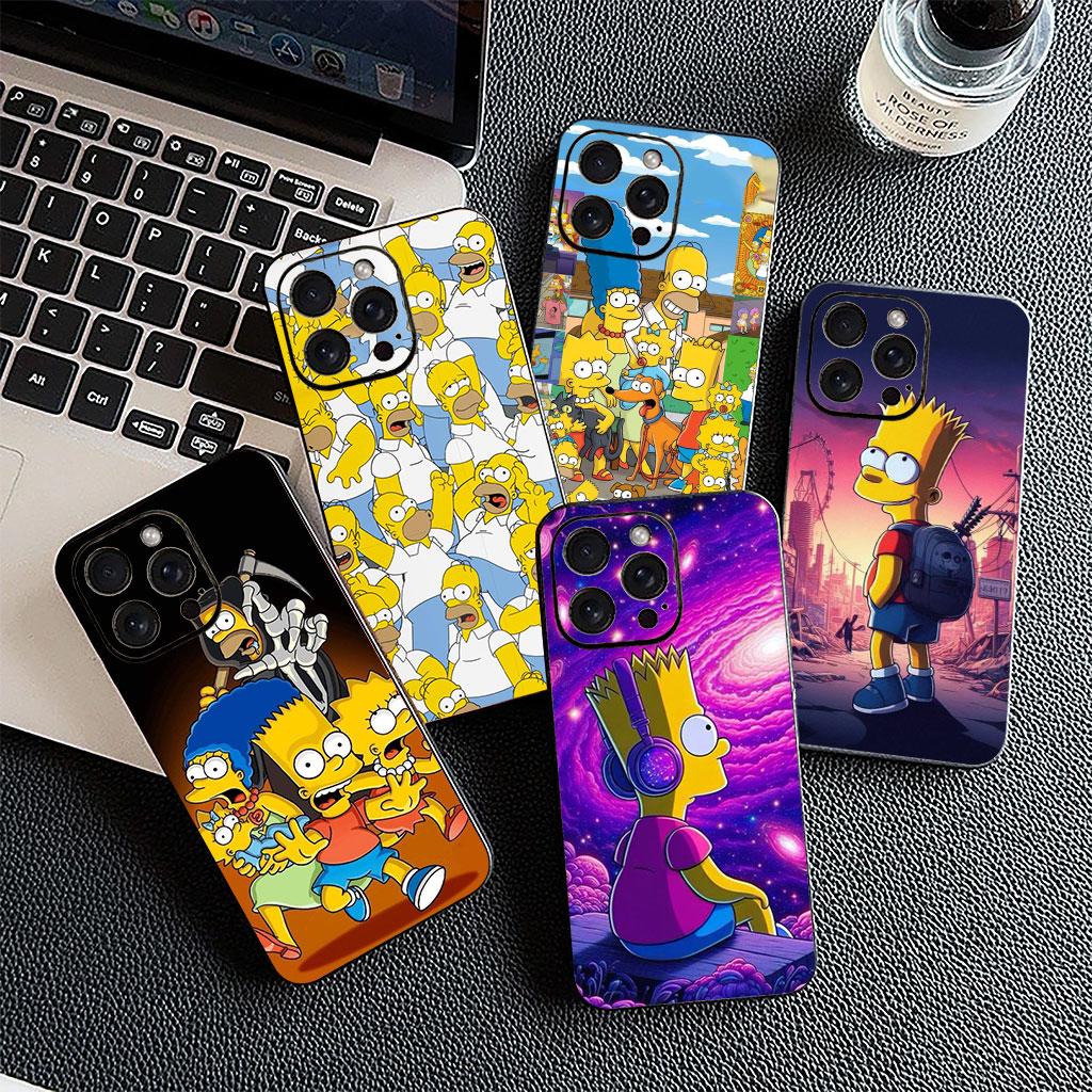 Anime The S-Simpsons Bart for Samsung Galaxy Note 20 Ultra 10 8 9 S10 Plus Lite S8 A70 A24 A25 S10E A21S A37 A57 A55 A7 Case