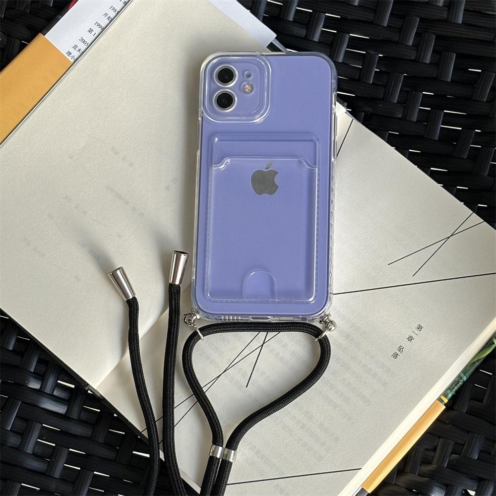 Чехол Poco X7 Pro с ремешком-шнурком Crossbody, силиконовый прозрачный чехол для Xiaomi Poco X7, чехол-ожерелье с ремешком, слотами для карт