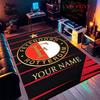 Индивидуальный ковер Feyenoord для гостиной, спальни, дома, украшение дивана, нескользящий коврик для игр детей