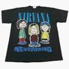 Винтажная NIRVANA Peanuts Snoopy XL Курт Кобейн Nevermind Пародия на рок-группу РЕПРИНТ