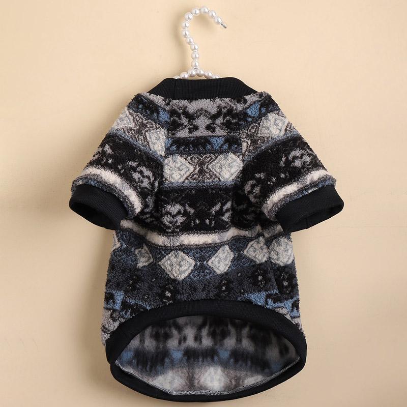 Dog Theremal Winter Fashion Ethnic Style Hooides for Small Dogs Warm Fleece Spring Autumn Pet Dog Clothes Puppy Pullovers Outfit