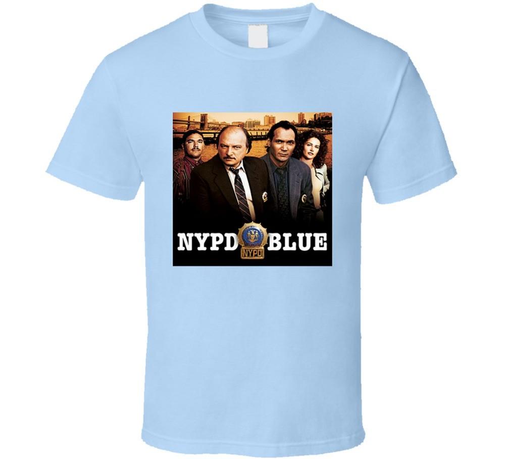 Футболка с логотипом NYPD Blue Крутая футболка из сериала Унисекс
