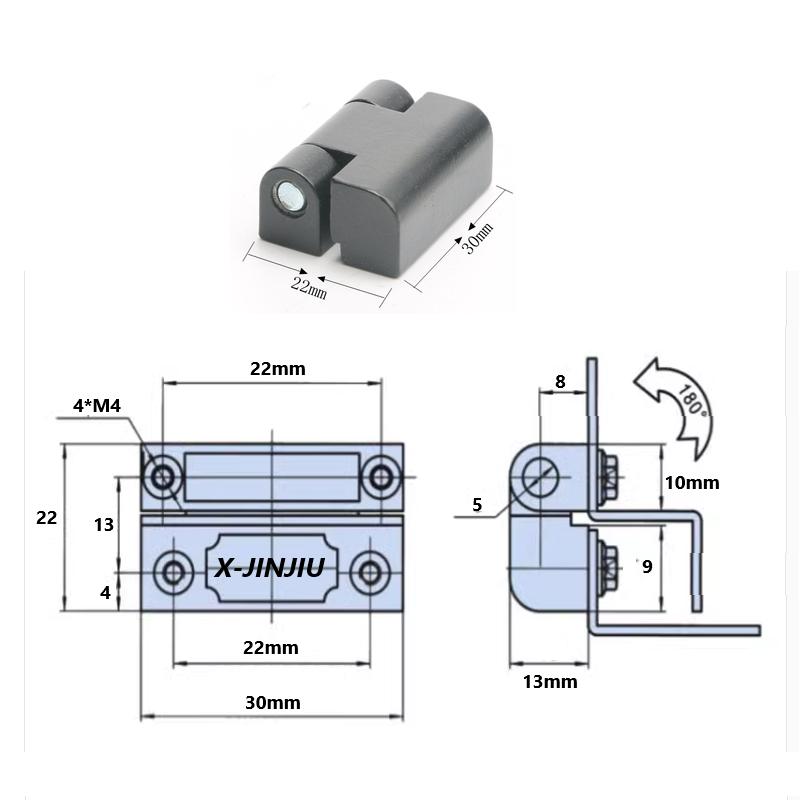 Extension and widening of zinc alloy hinge mechanical equipment electrical cabinet door hinge