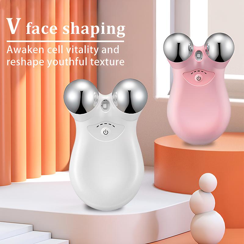 Микротоковая массажная машина для лица V-Face Shaping, машина для подтяжки лица против морщин и уменьшения двойного подбородка