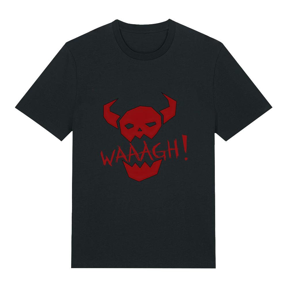 Оркский ВАААГХ! Футболки с мультяшным принтом Одежда Warhammer 40k Игровые футболки Мужской повседневный хлопковый топ Унисекс Уличная одежда Y2K
