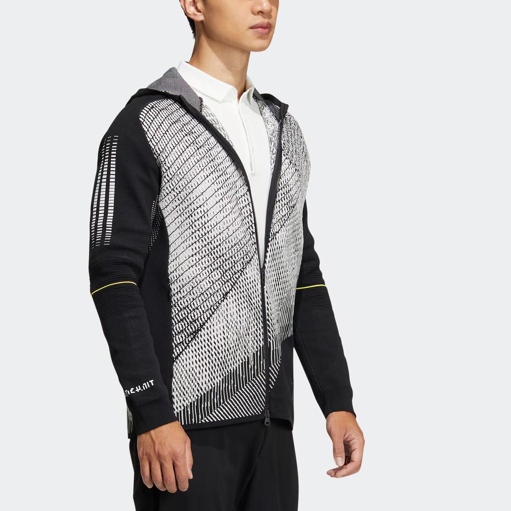 adidas Куртки Мужские Черные С Капюшоном Умеренные Другие HG4129