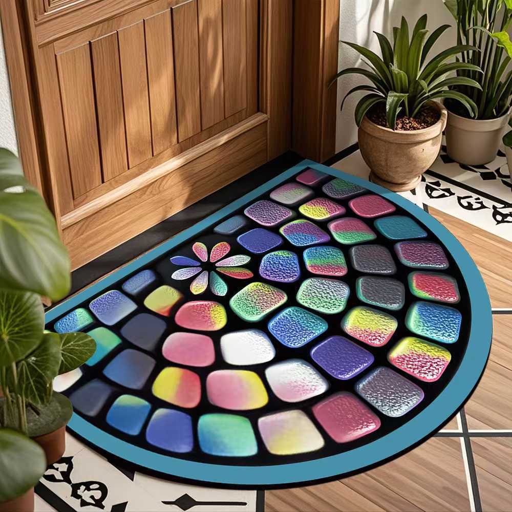 High-Quality Pebble Floor Mat Diatomaceous Earth Bathroom Non-Slip Mat Entryway Doormat Quick-Dry Foot Mat Non-Slip Carpet