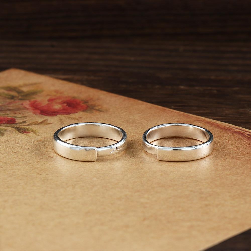 Simple Korean Geometric Women Couple Ring Finger Rings Fashion Jewelry Open Ring