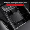 Tesla Central Console Storage Box: Original Car Color, Convenient Silicone Organizer for Lower Console Layer