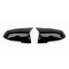 2 Pieces Rearview Mirror Cover Cap Carbon Black for BMW Series 1 2 3 4 X M 220i 328i 420i F20 F21 F22 F23 F30 F32 F33 F36 X1