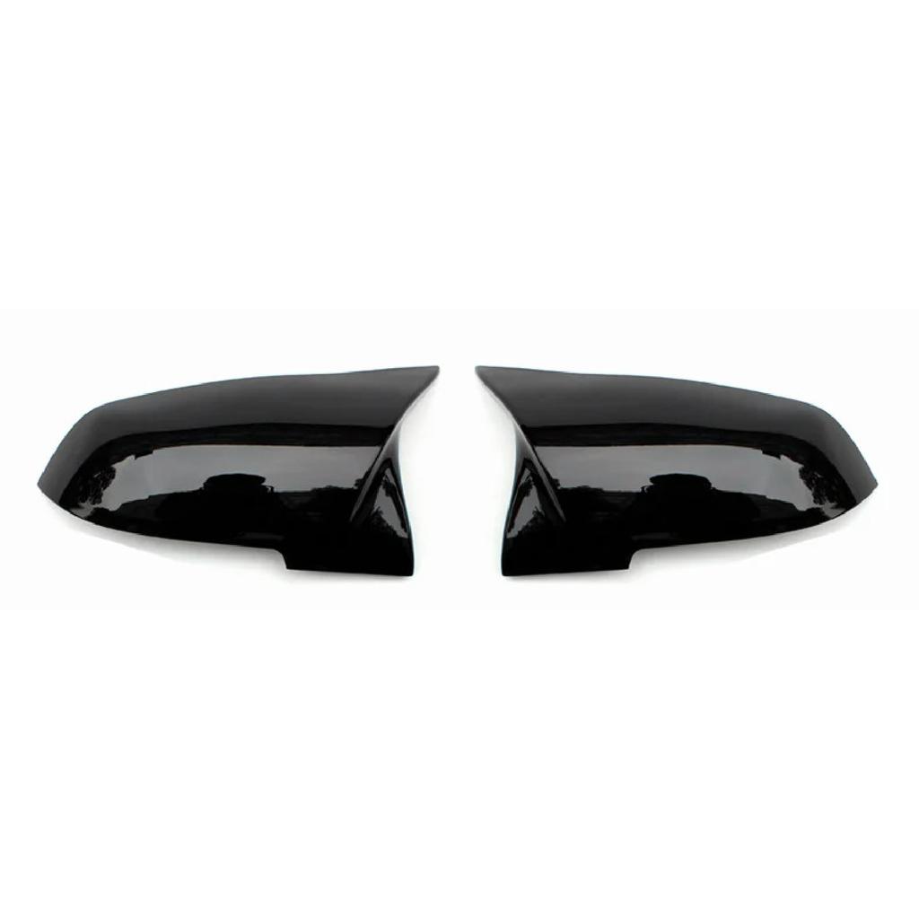 2 Pieces Rearview Mirror Cover Cap Carbon Black for BMW Series 1 2 3 4 X M 220i 328i 420i F20 F21 F22 F23 F30 F32 F33 F36 X1