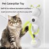 Electric Caterpillar Cat Toy Smart Sensor Motion Activated With Soft Feather Tail Eco Safe Self Amusing Pet Toy To Relieve Cat Boredom Interactive