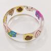 Hand Ring Cartoon Fruit Acrylic Bangle Exaggerated Wide Bracelet  Jewelry Accessories