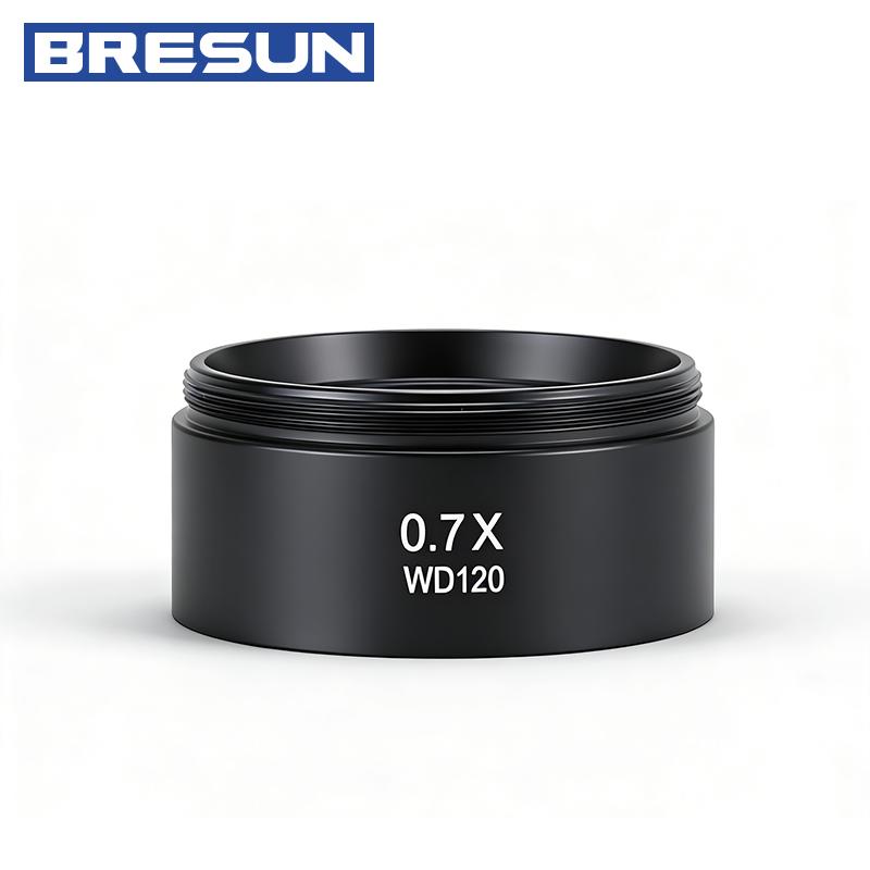 BRESUN 0.5X 0.7X Вспомогательный Объектив для Микроскопа Ручной Инструмент Комбинация FMC Покрытие Линзы для Микроскопов Инструменты для Электронного Ремонта
