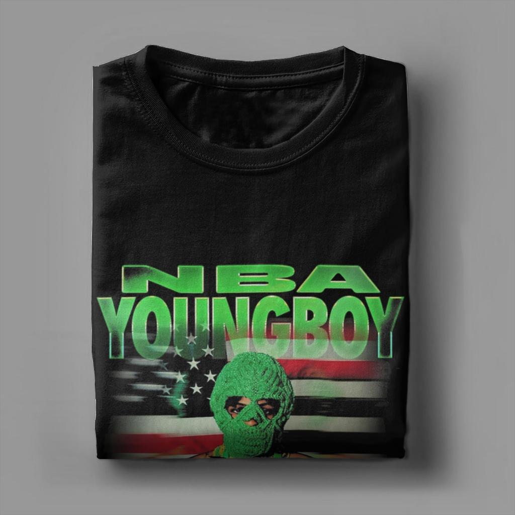 Футболка для мужчин и женщин с графическим принтом Rapper Young Boy Never Broke Again MASA Tour 2025 Хлопковая одежда
