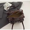 IELGY Retro Casual Commuter Shoulder Armpit Bag Large Capacity Simple Bowling Bag