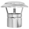 Chimney Rain Cover Silver 20 x 20 x 18 cm Stainless Steel