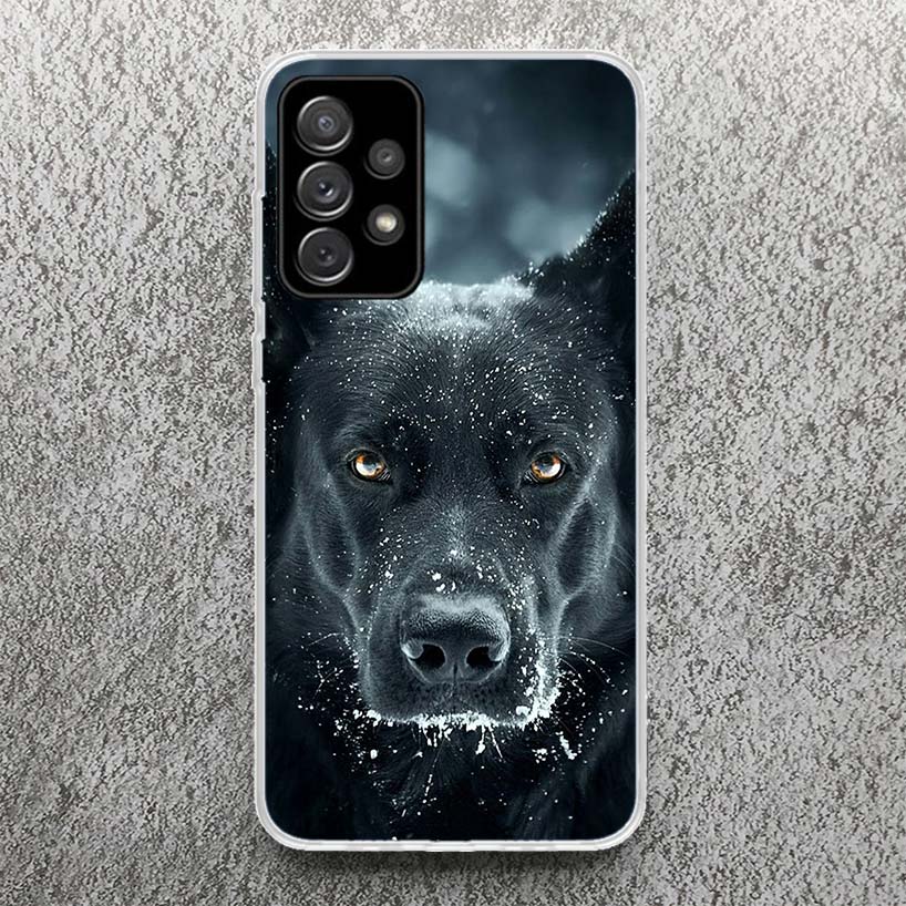 Мягкий чехол с принтом немецкой овчарки для Samsung A51 A50 A21S A70 A71 Чехол для телефона A31 A41 A10 A20E A30 A40 A6 A7 A8 A9 Узор Co
