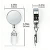 1/2/4Pcs Retractable Towel Rack Automatic Rebound No Drilling Self-Adhesive Wall-Mounted Hand Towel Holder With Strong Clips