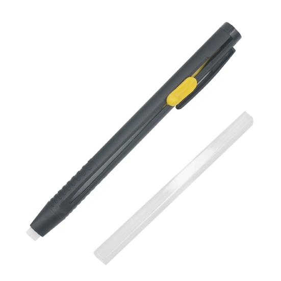 Fabric Chalk Marker Heat Erasable Sewing Chalk Pen Fabric Marking Pen with Chalk Refills for Quilting Embroidery DIY Sewing Tools