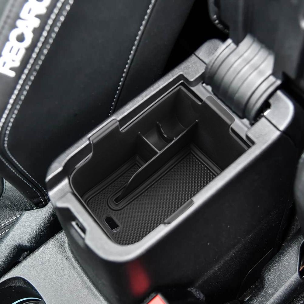 For Ford Fiesta MK8 Puma 2017 - 2024 Armrest Box Storage Tray Center Console Holder Stowing Plate Organizer Interior Accessories
