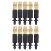 10pcs Atomizing Nozzle Brass Plastic Micro Misting Spray Head for Garden Irrigation