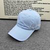 Summer thin letter embroidered baseball cap women's soft top cap breathable versatile outdoor sunshade small hat