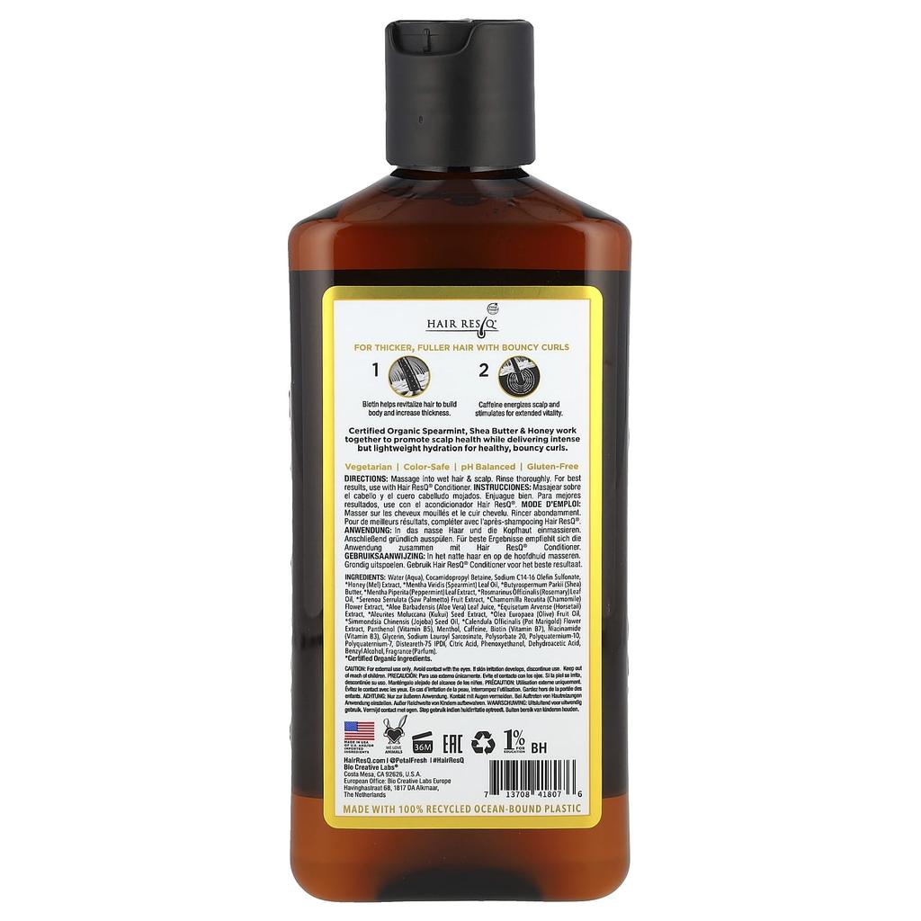 Petal Fresh Hair ResQ® Strengthening Treatment, Biotin Shampoo, 12 Fl Oz (355 Ml)