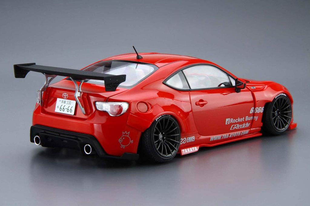 Aoshima Bunka Kyozai Серия 'Тюнингованные Автомобили' 1 Toyota ZN6 TOYOTA86 GREDDY ROCKET BUNNY ENKEI Пластиковая Модель (АОСИМА) 1/24 Нет. '12 & Вер.