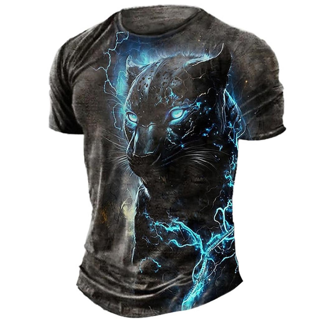 Футболки с круглым воротником и 3d принтом, мужские повседневные спортивные футболки с героями мультфильмов, мужские летние топы с короткими рукавами