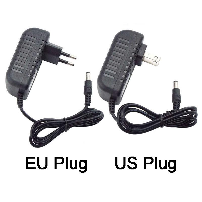Right Angle Connector AC 220V To DC 5V 6V 9V 12V 15V Power Supply Adapter Charger 1A 2A 3A 5.5x2.1 3.5x1.35 DC Jack