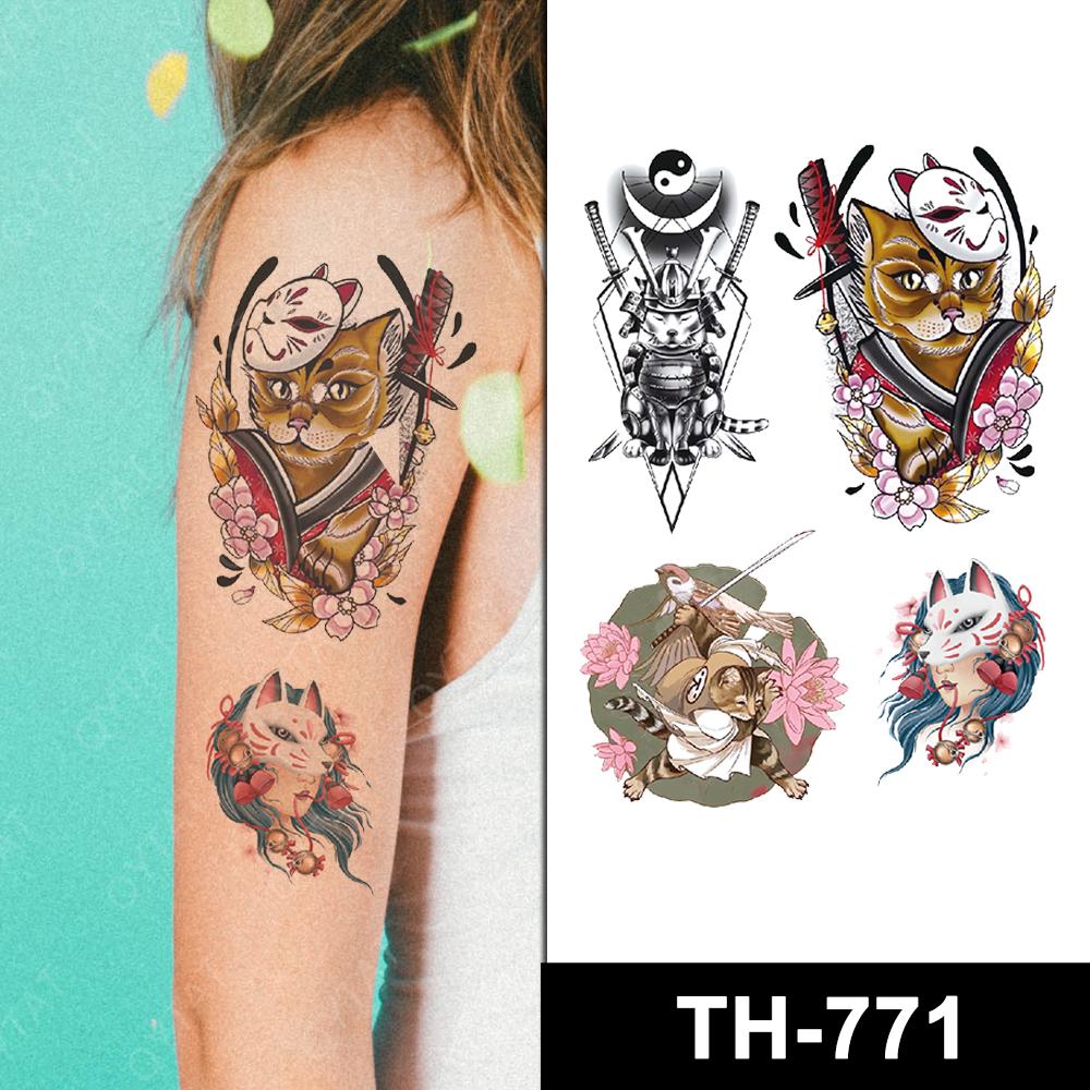 Custom Half Arm Temporary Tattoo Sticker Tribal Tatuaje Temporal