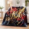 Anderlecht FC Printed Flannel Blanket Warm Comfort Bed Throw For Indoor Home Decoration
