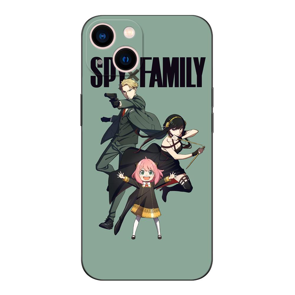 Черный ТПУ чехол для Vivo Y21 Y51A 2021 Y21S Y33S Y51 2020 Y51S Y53s 4G Y72 5G задняя крышка spy x family-anya forger