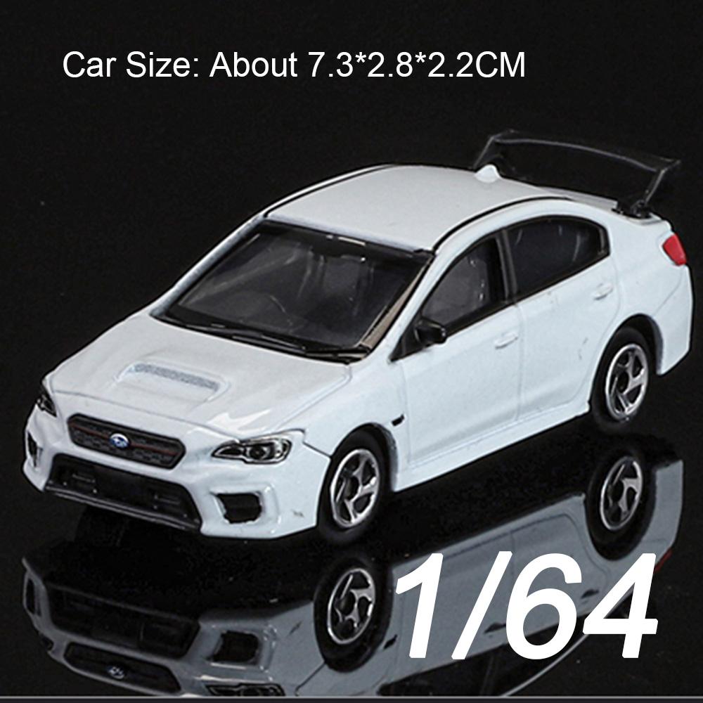 1:64 Subaru WRX STI Мини-модель спортивного автомобиля Игрушка Металлический корпус Резиновые шины Модели-симуляторы Транспортные средства Подарки для парня