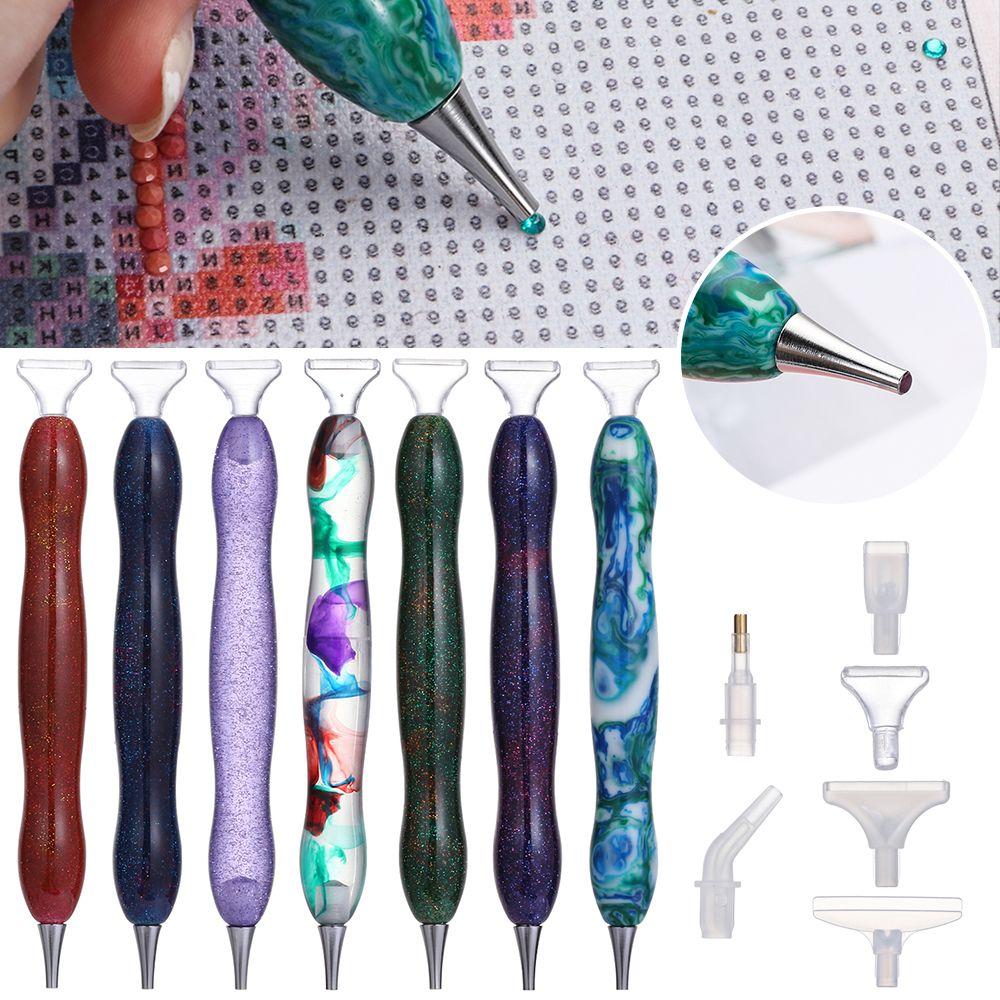 Cross Stitch Alloy Replacement Pen Heads Point Drill Pen Resin Diamond Painting Pen Resin Pen