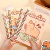 1Pc Creative Capybara Coil Notebook Cute Cartoon Notebook Horizontal Row Student Stationery Gift