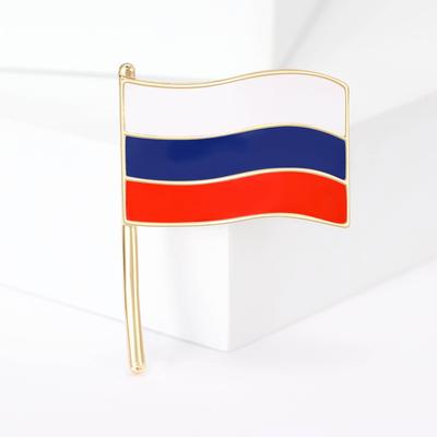 Творческая мода Индивидуальная брошь Индивидуальная одежда Брошь Русский значок