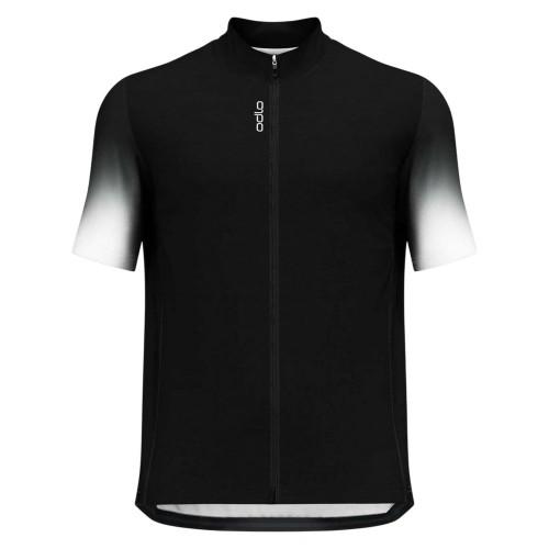 Odlo Mens Gradient Print Slim Cycling Jersey