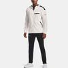 Under Armour Rival Terry Amp Casual Sports Zip Hoodie Men Outerwear Ivory-White 1361595-112