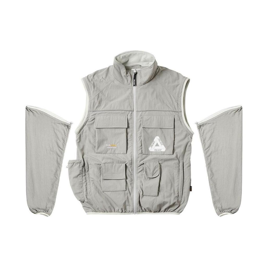 Palace Куртка Cordura RS с отстегивающимися рукавами Серая Мужская Верхняя одежда P23JK114