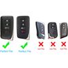 Чехол для ключа Lexus Key Fob Cover, для Lexus ES RX GS GX is LC LS NX RS LX RC Premium Soft TPU Full Cover Protection Key Fob Case Remote Key Holder