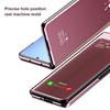 Умный флип-чехол для Samsung Galaxy Z Fold 4 3 5g с зеркальным покрытием, подставка из искусственной кожи, противоударный чехол для телефона Funda Z Fold 2 4 5g